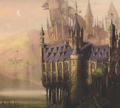 Hogwarts designed by Jim Kay for new UK books
