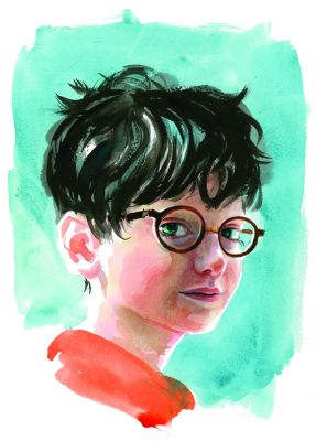 Harry Potter designed by Jim Kay for new UK books
(Thanks Bloomsbury!)
