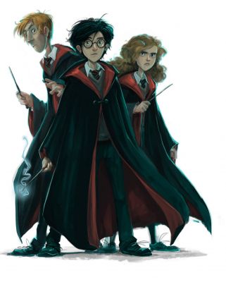 Goblet of Fire back illustration by Jonny Duddle
