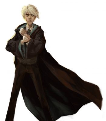 Half-Blood Prince back illustration by Jonny Duddle
