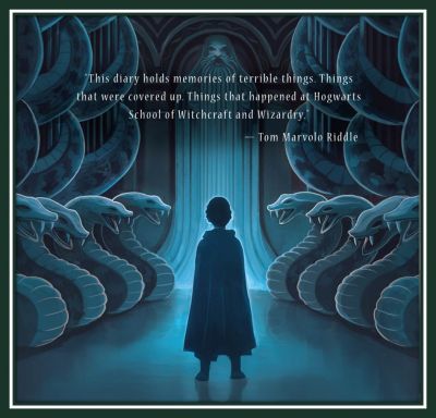 Back Cover for US Harry Potter and the Chamber of Secrets by Kazu Kibuishi

