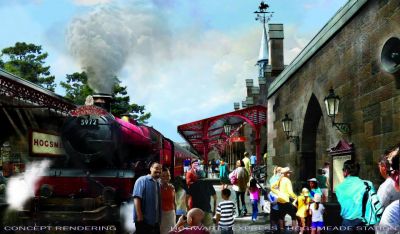 Diagon Alley Rendering
