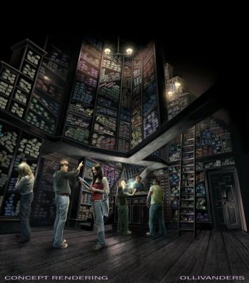 Diagon Alley Rendering
