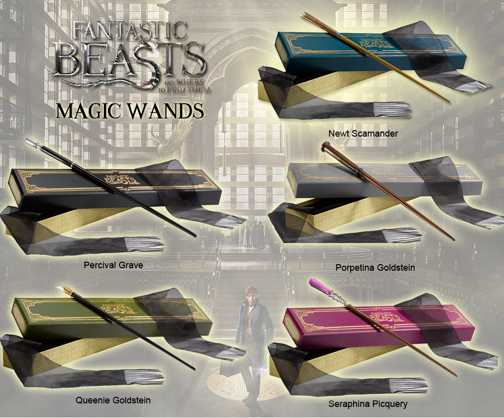 Fantastic Beasts and Where to Find Them wands