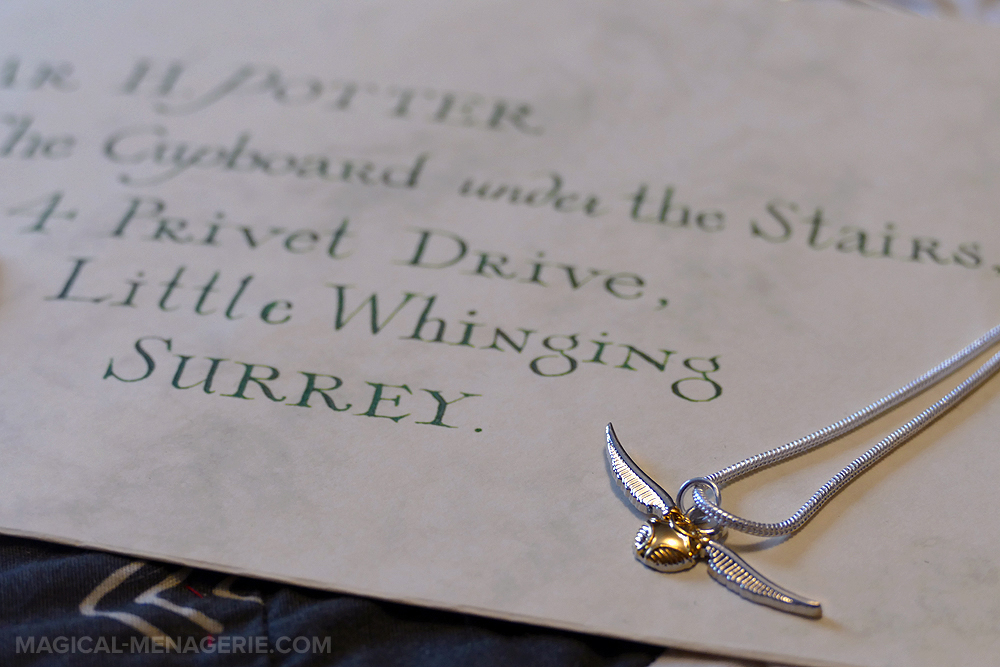 Magic Alley Harry Potter Golden Snitch Necklace